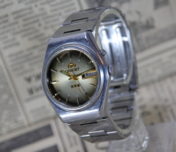 Vintage Japanese watch, Orient, mechanical men's … - image 1