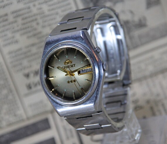 Vintage Japanese watch, Orient, mechanical men's … - image 1