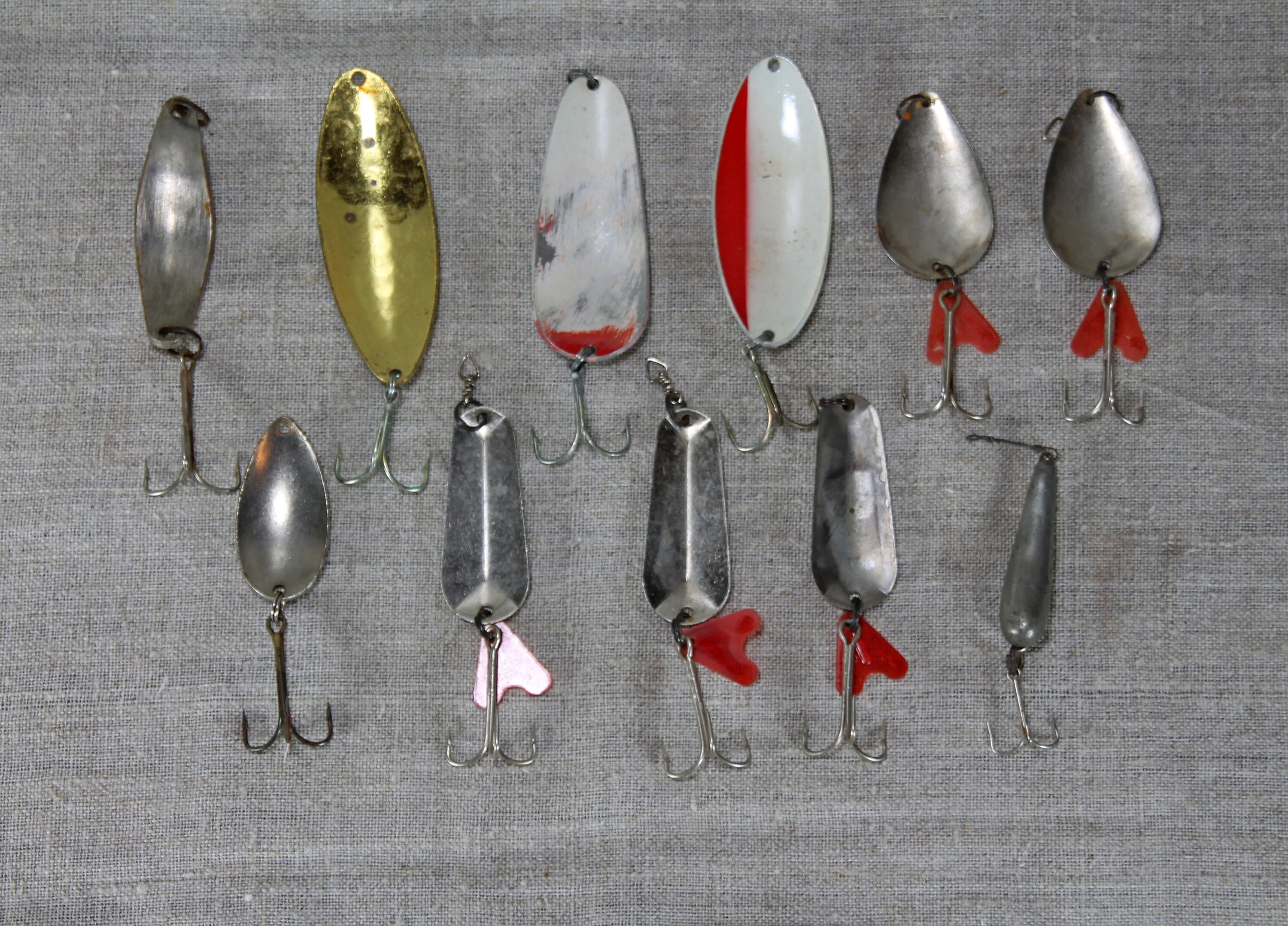 Vintage fishing spoon lures - Etsy 日本