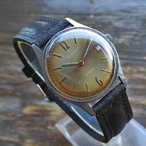 Reloj vintage soviético Vostok, Reloj de pulsera para hombre, Reloj mecánico