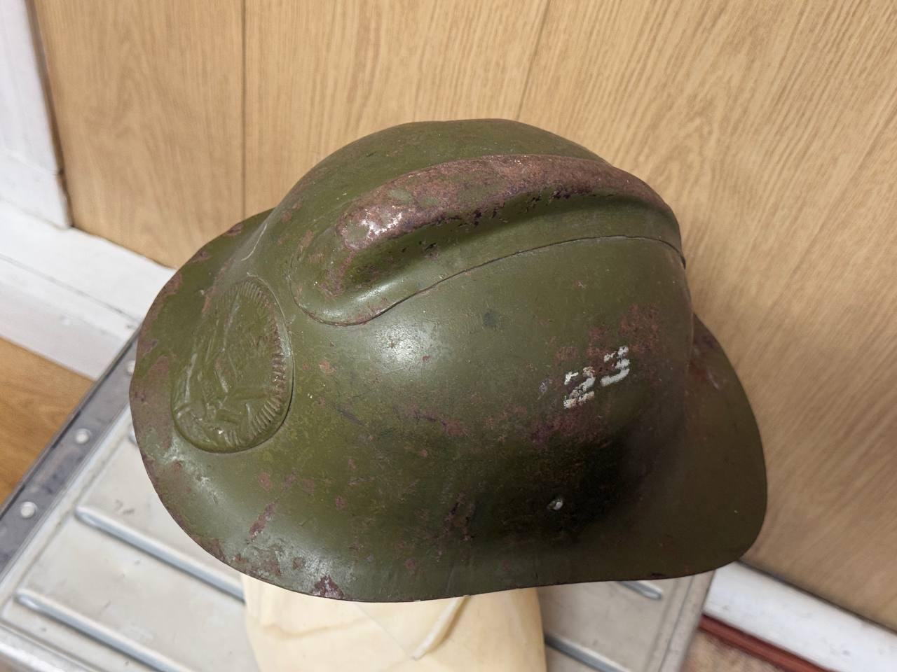 鉄製のアンティーク消防士用ヘルメット、ソ連、40〜50年代。 - Etsy 日本