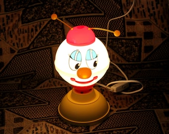 lamp Firefly. Vintage retro desk night light, original decor for kids room