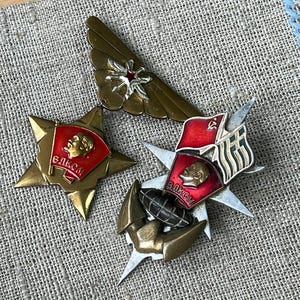 vintage demobilization medals of the USSR 70s