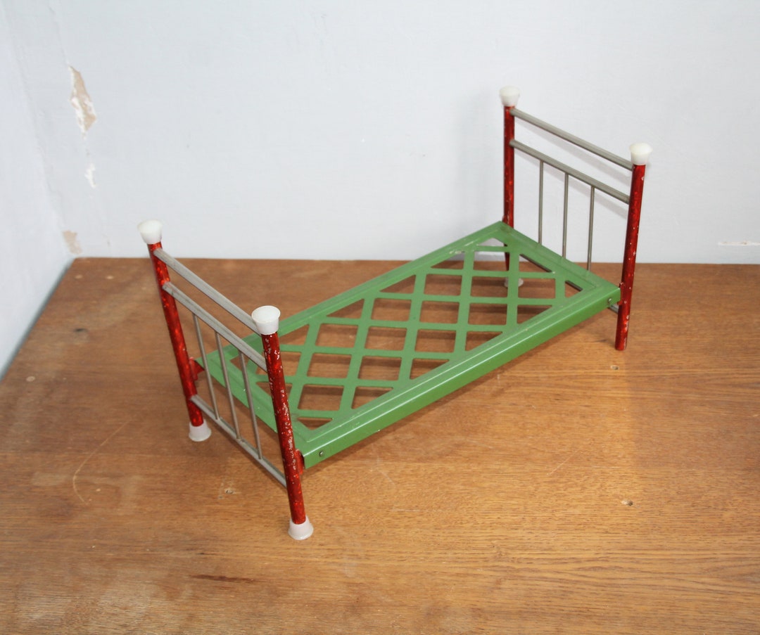 Vintage Metal Doll Bed. Retro Large Toy Bed for Kids Room. Etsy
