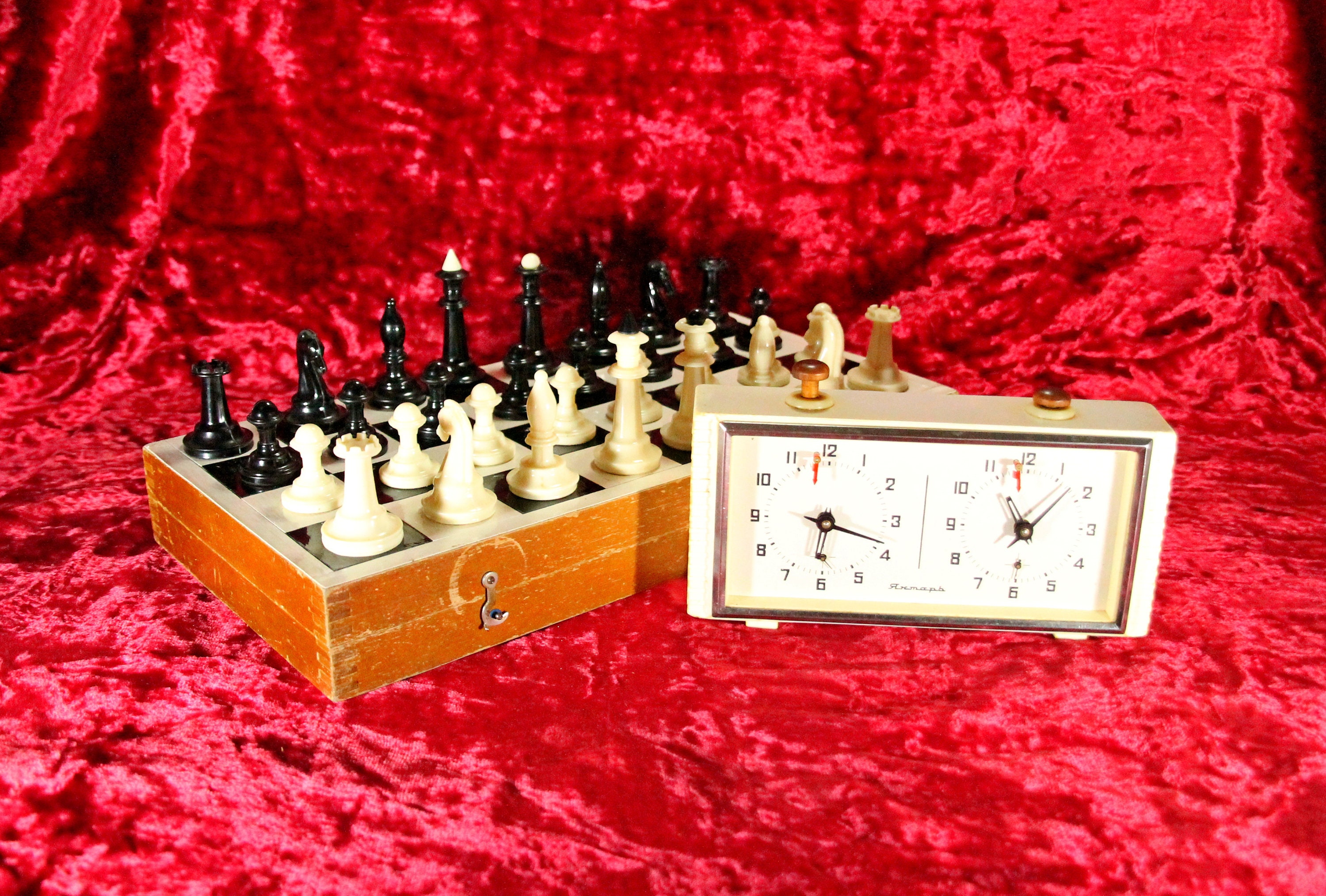 Vintage soviet chess clock clock for playing chess table Etsy