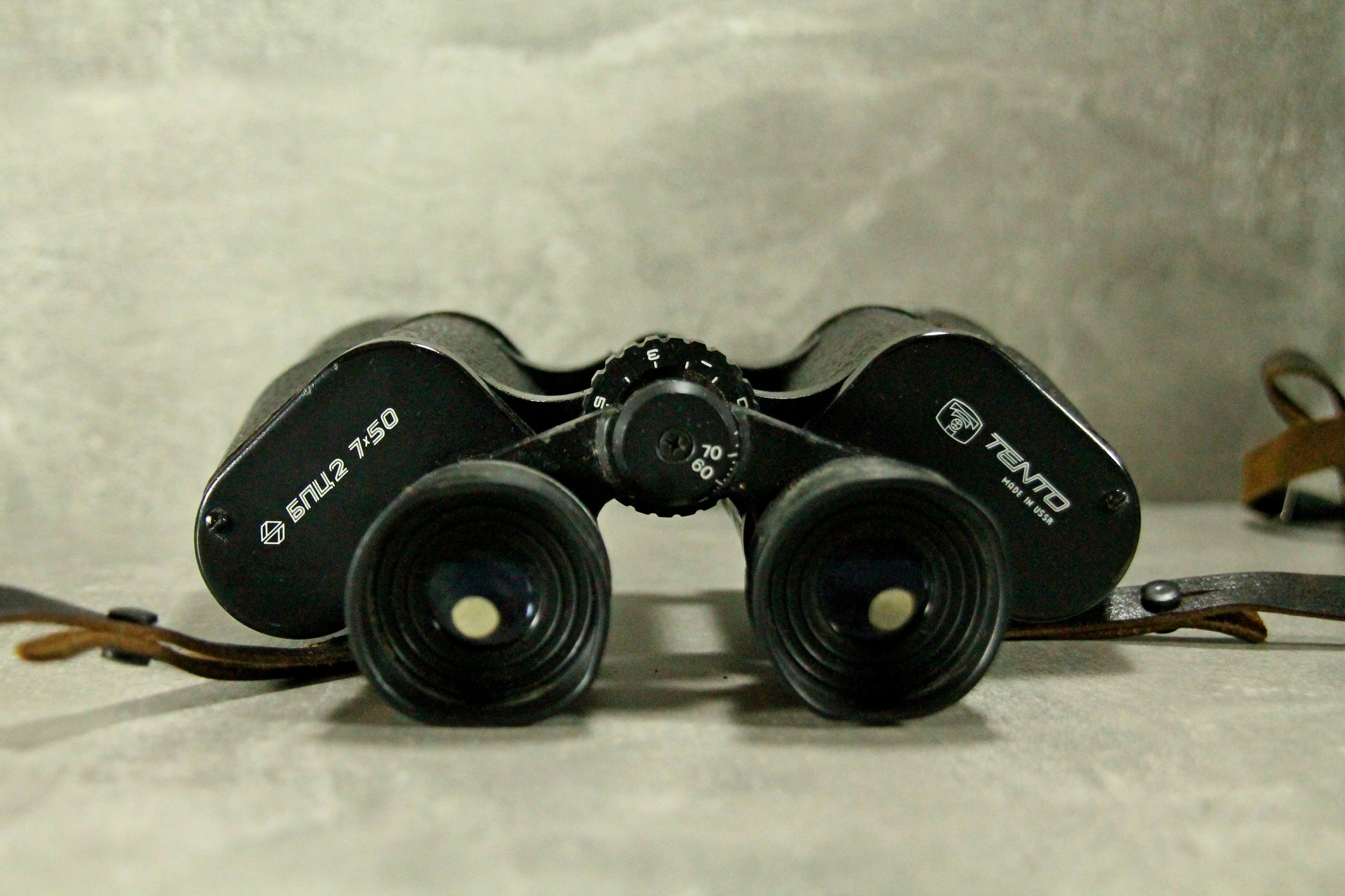 Vintage Military Binoculars bpc 2 7x50 TENTO marine High aperture