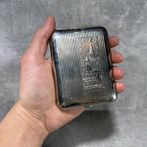 Vintage Zigarettenetui/BAM/Sowjetisch/Original Zigarettenspitze/Geschenk für Ihn