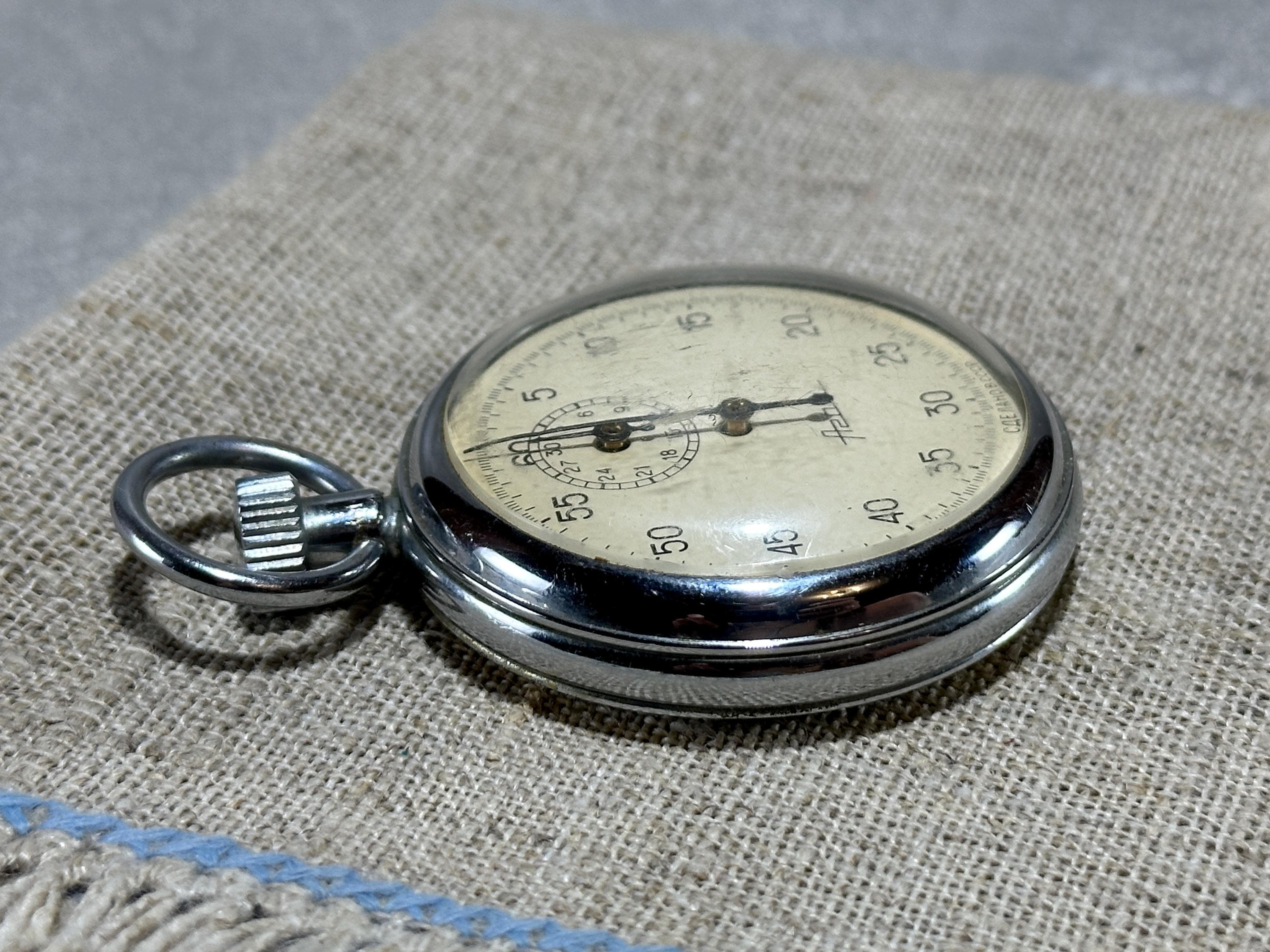 Vintage Mechanical Stopwatch, 1980s Retro Soviet Stopwatch, Trainer ...