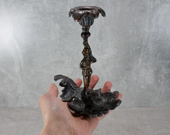 Vintage candlestick tabletop original antique rare, collection, home decor.
