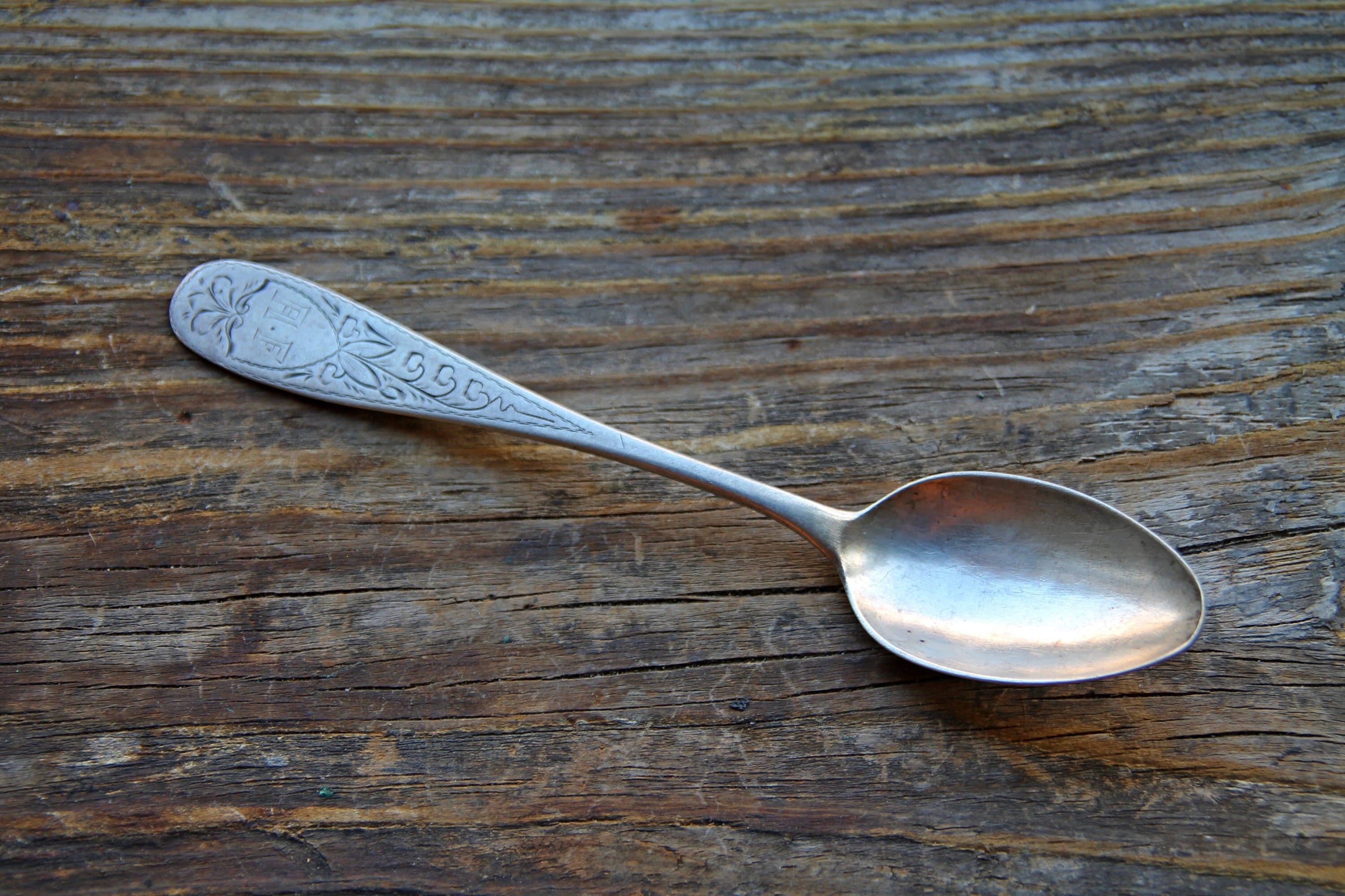 Vintage 800 Sterling Silver Spoon: Miniature Size, 5.5 Inches - Etsy