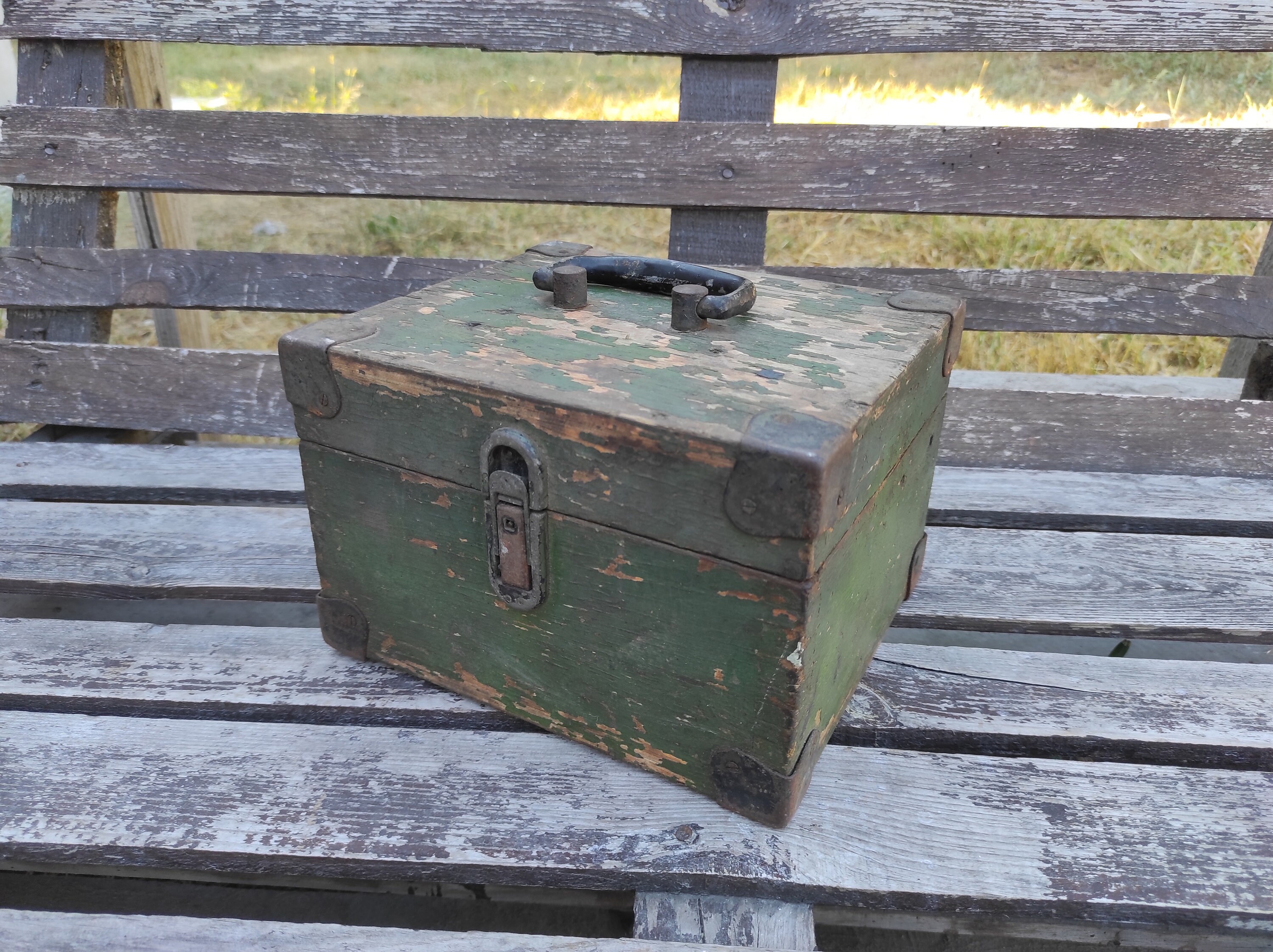 Vintage Ammunition Army Box, Military Ammunition Box, Military Ammo  Storage, Lock Lid, Green Army Wooden Chest, Handles Wood Display Case -   Israel