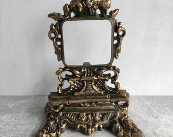Vintage Bronze Decorative Frame / Antique Sculpture
