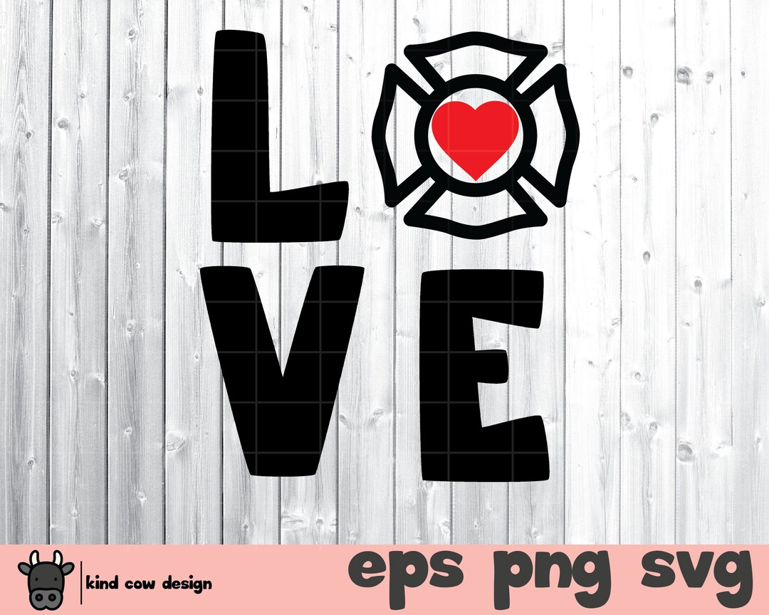Feuerwehr Liebe First Responder Notfall eps png svg Cricut Etsy.de