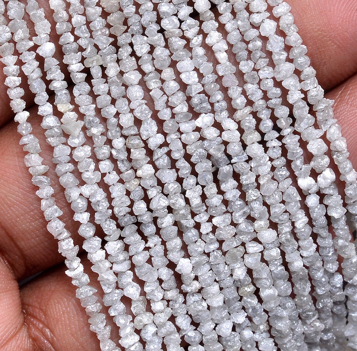 AAA Raw Diamond Beads Diamond Nuggets Beads 2mm3mm Etsy