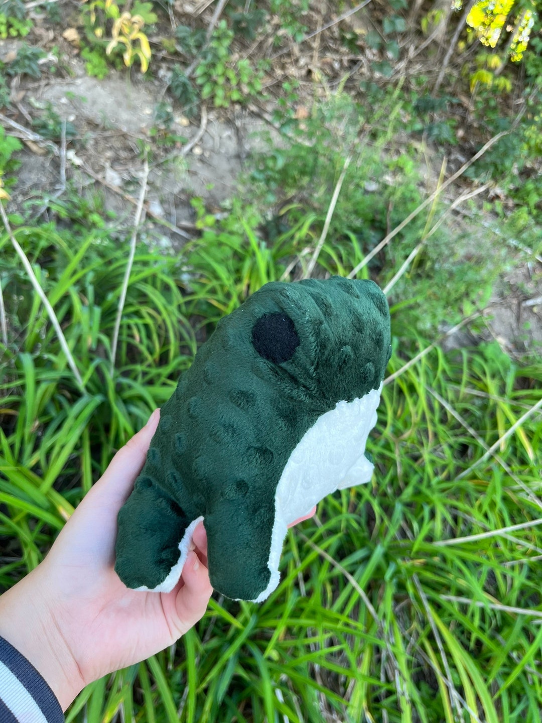 Bumpy Toad Plush Minky Fabric Etsy