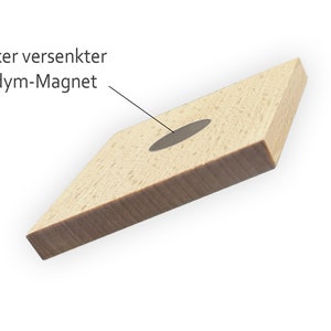 Kühlschrankmagnet aus Buchenholz Ist das nur wieder so eine Phase Dekoration oder als tolle Geschenkidee Bild 3