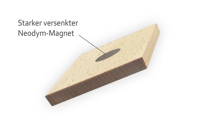 Kühlschrankmagnet aus Buchenholz Ist das nur wieder so eine Phase Dekoration oder als tolle Geschenkidee Bild 3