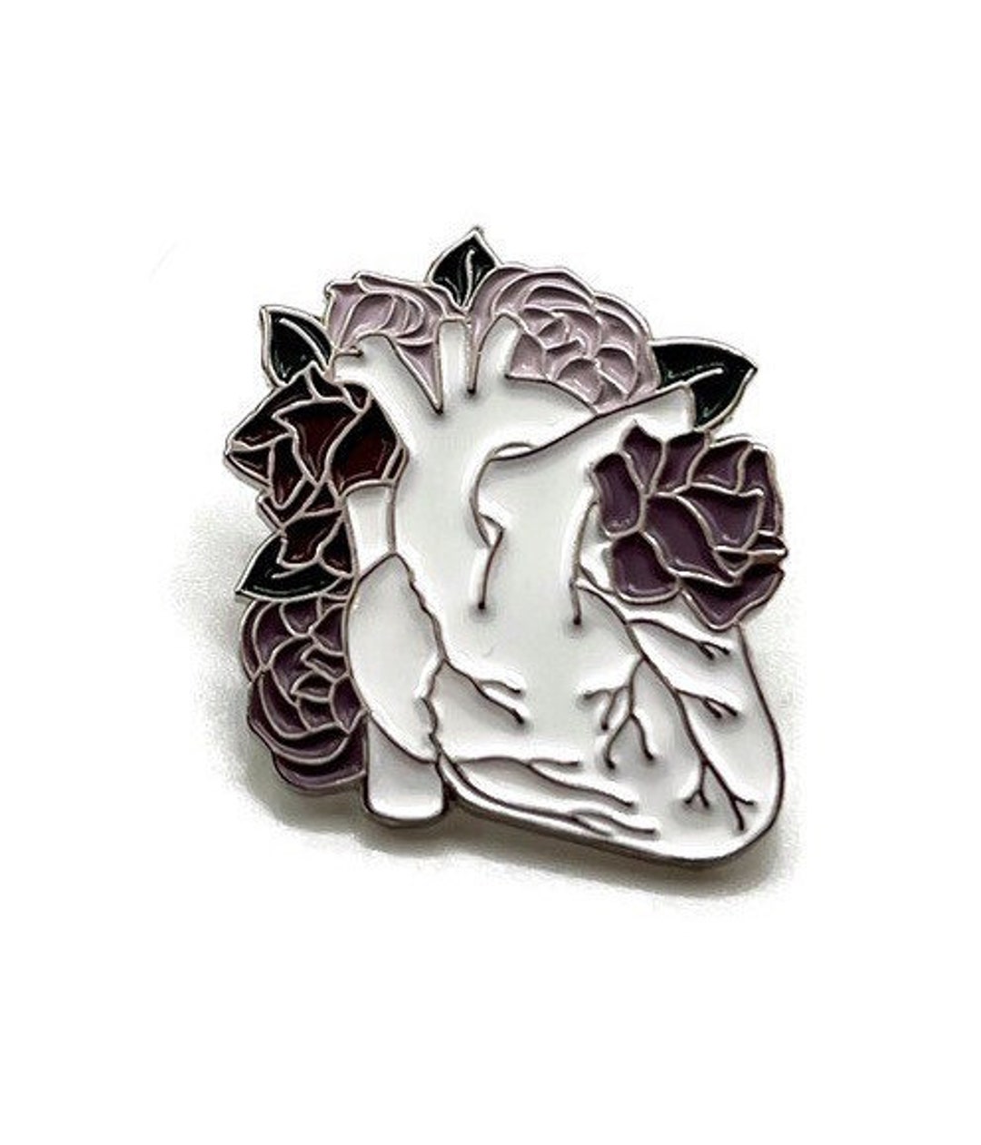 Anatomical Heart Enamel Pin - Etsy