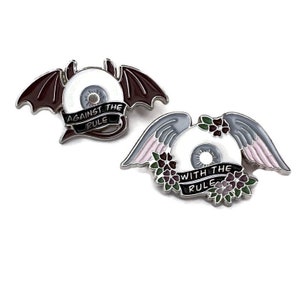 Astigmatism Optometry Enamel Pin