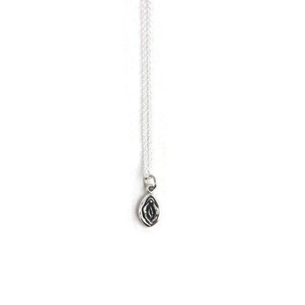 Sterling Silver Female Anatomy Necklace