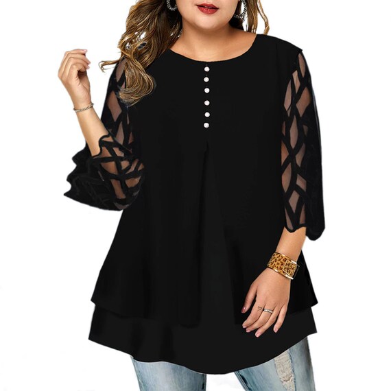 plus size ladies christmas tunics