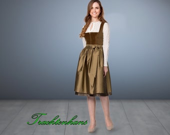 Dirndl for women who love an exquisite model in brown / personalized / Trachtenhans - tradition meets timeless design