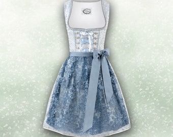 Dirndl for women who love an exquisite model in smoke blue / personalized / Trachtenhans tradition meets timeless design