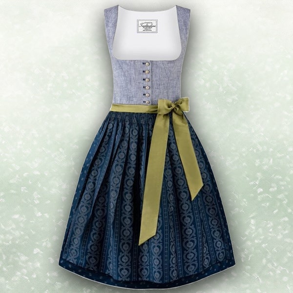 Dirndl for women who love an exquisite model in dark blue / personalized / Trachtenhans - tradition meets timeless design