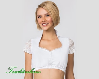 Women's dirndl blouse white - / personalized / Trachtenhans - tradition meets timeless design