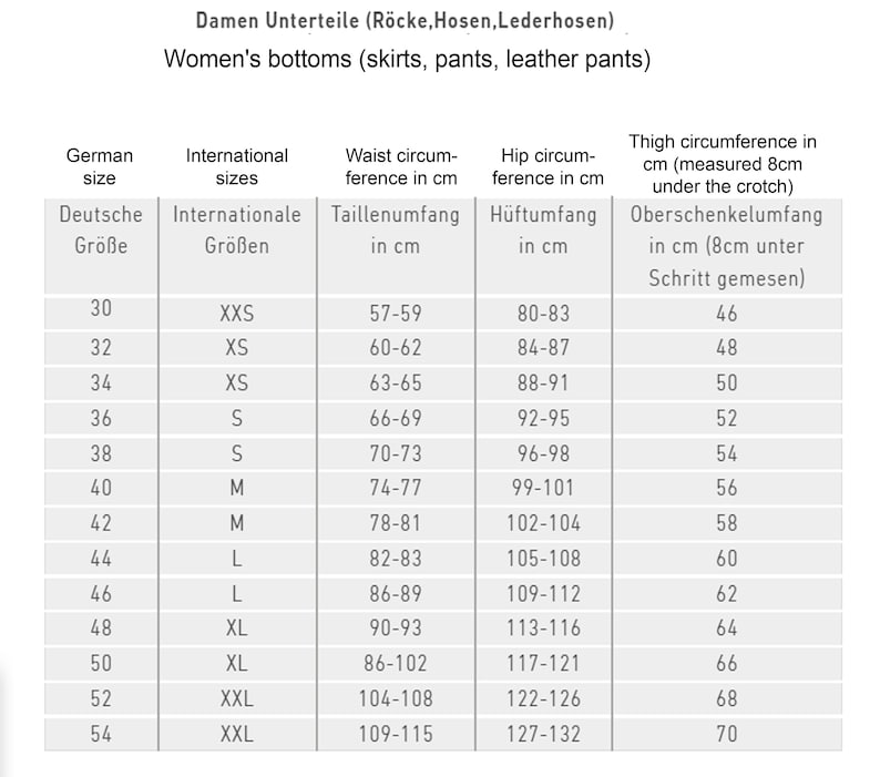 Kneelength Ladies' Leather Trousers friederike Made of Finest Wild