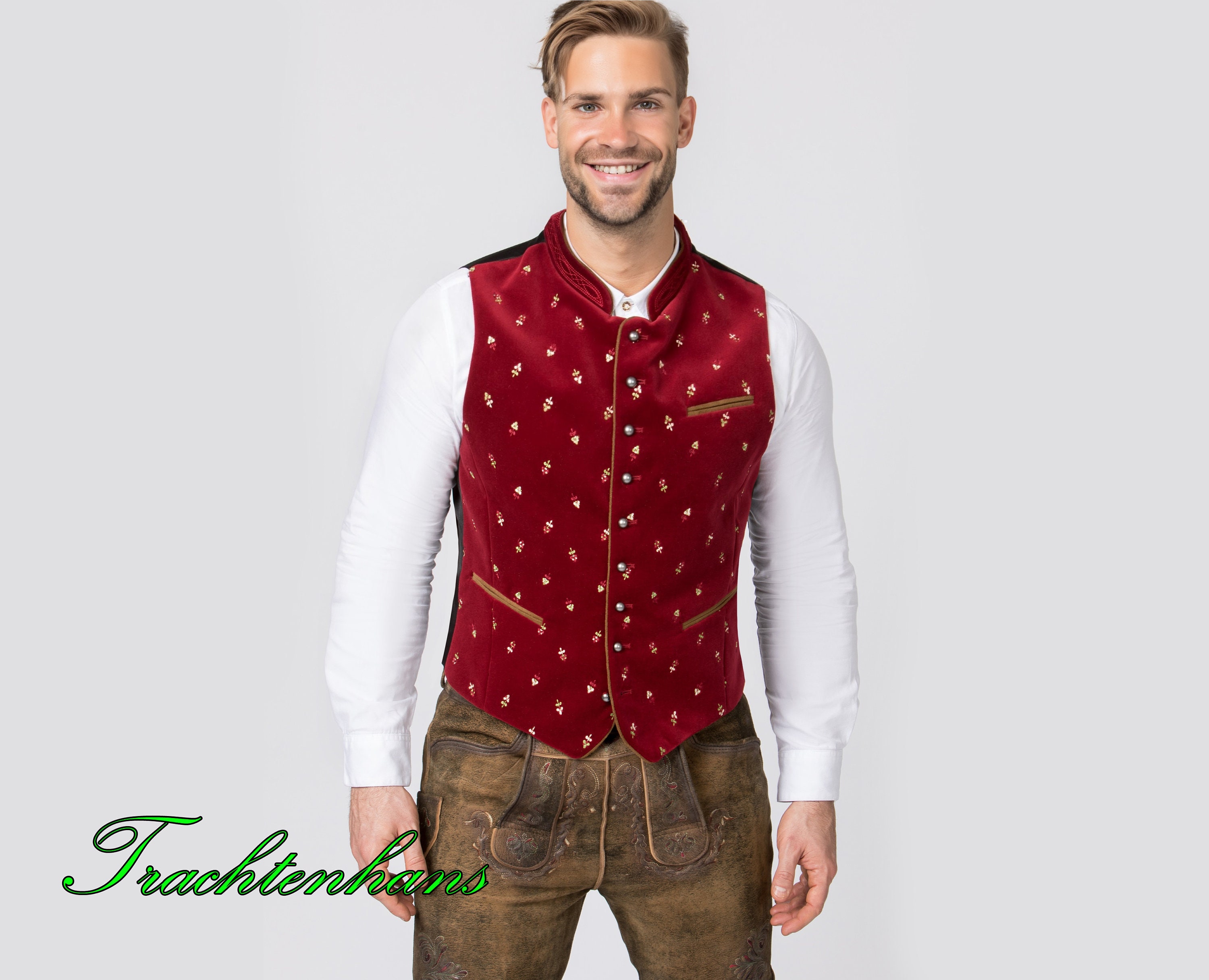 Dark Red Waistcoat Etsy Singapore