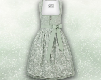 Dirndl for ladies who love an exquisite model in sage, personalized on request / Trachtenhans – tradition meets timeless design