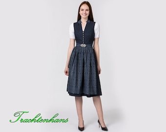 Dirndl dress for women who love an exquisite model in blue / personalized / Trachtenhans tradition meets timeless design