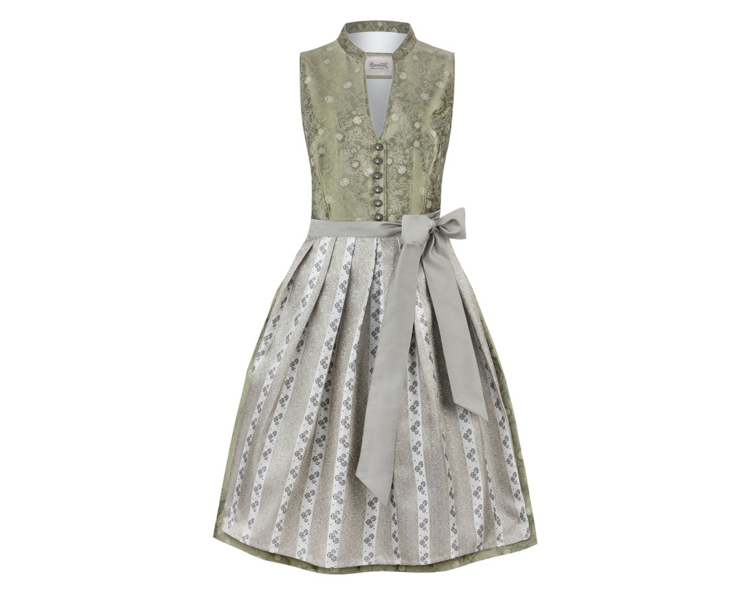 Marjo Dirndl Grün Generisch Dirndl Damen Midi Oktoberfest Trachtenkleid Trachtenrock Dirndl Komplettsets Dirndlkleider Trachtenjeans Damen Große Größen