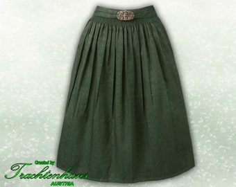 70 cm pine green apron for dirndl, authentic cultural quality clothing / Austria / Bavaria / Oktoberfest