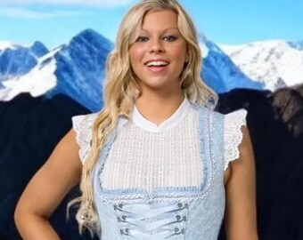 Camicetta bianca da donna in stile Dirndl / abbigliamento tradizionale autentico di qualità / Austria / Baviera / Oktoberfest / abito tradizionale