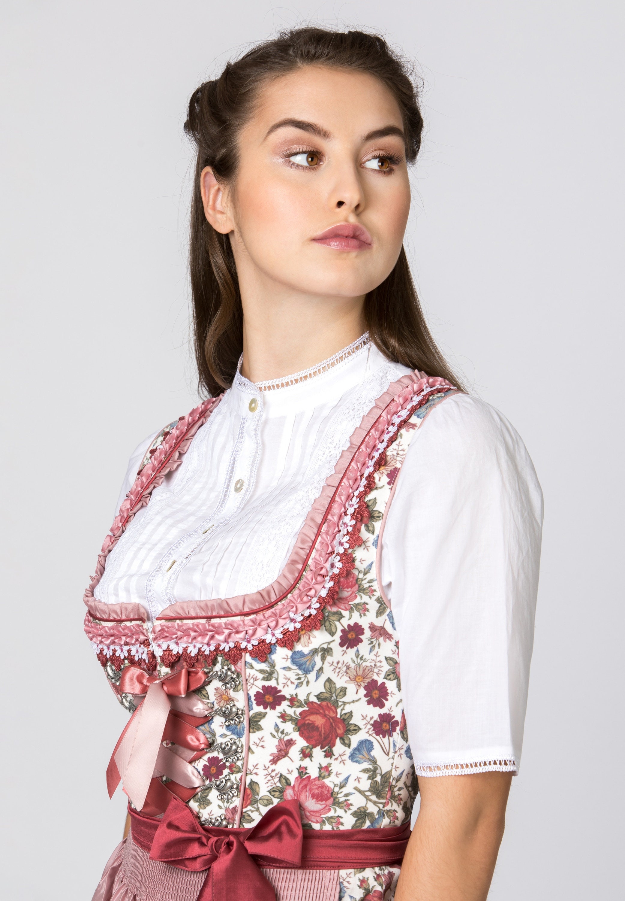 Damen Dirndl Nala Flower-rose Trachtenkleid Fürs Oktoberfest - Etsy