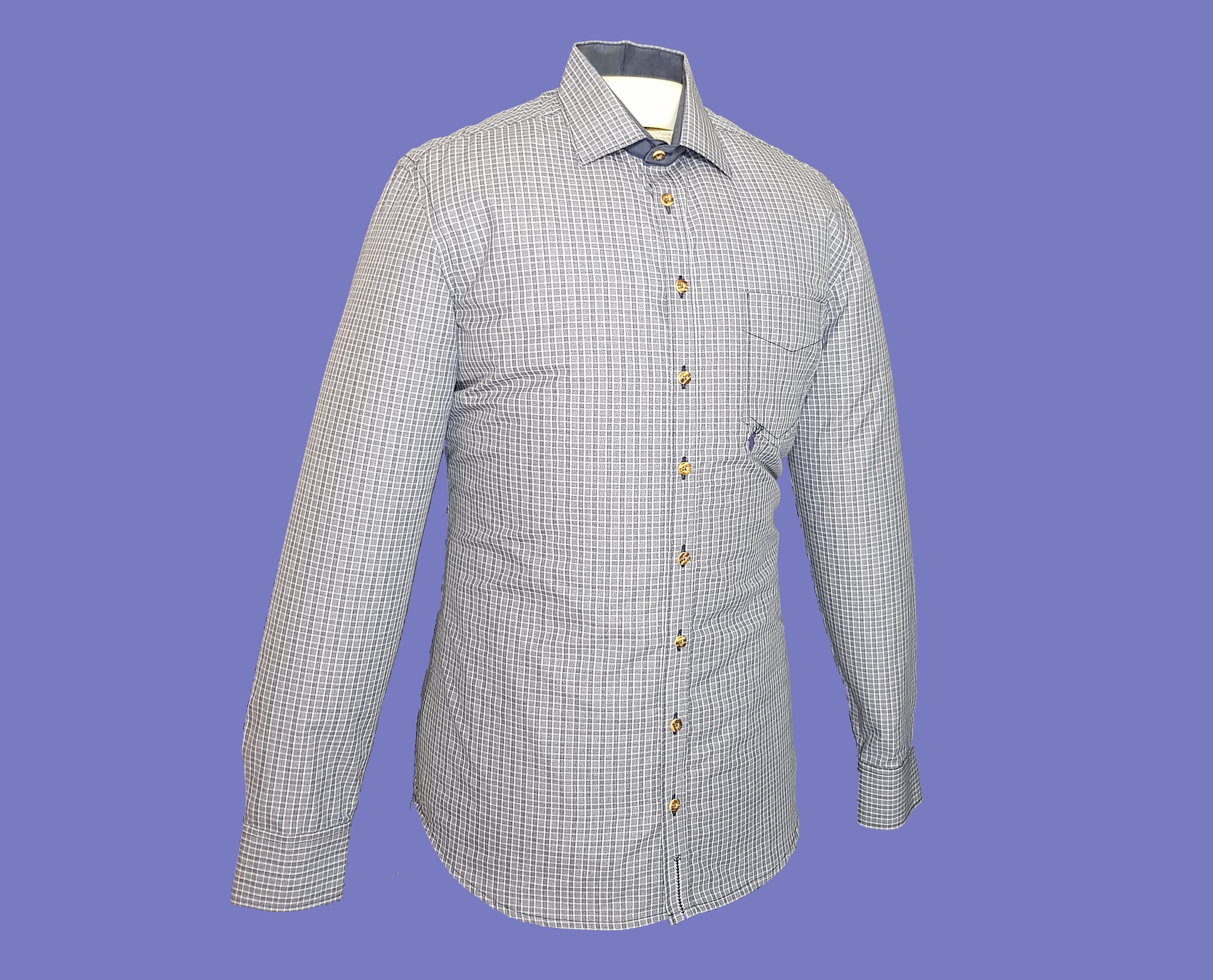 Traditional Shirt Stand up Collar 
