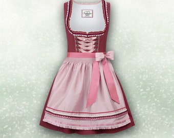 Dirndl für Damen die ein exquisites Modell in altrosa lieben  / personalisiert / Trachtenhans – Tradition trifft auf zeitloses Design