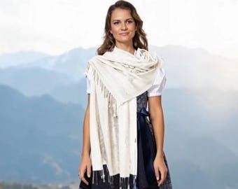 Scarf - shawl &quot;Ava&quot; by Trachtenhans / authentic cultural clothing / Austria / Bavaria / Oktoberfest / traditional costume outfit
