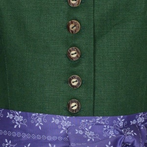 Ausseer Dirndl 100% linen with deer pattern dirndl dress / personalized / Trachtenhans tradition meets timeless design image 8