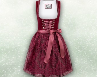 Dirndl for ladies who love an exquisite model in red / personalized / Trachtenhans – tradition meets timeless design