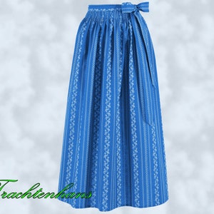 Apron blue 96 cm for dirndl - dirndl dress - traditional dress / personalized / Trachtenhans - tradition meets timeless design