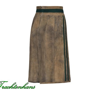 Women's traditional leather skirt made of the finest wild buck leather, personalized from the exclusive collection by Trachtenhans tradition and design image 2