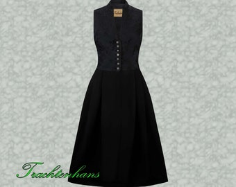 Dirndl for women who love an exquisite model in black / personalized / Trachtenhans tradition meets timeless design