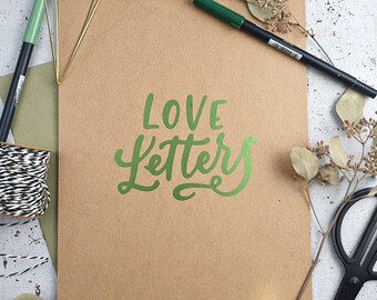 love letters / BrushKatze Plotterdatei