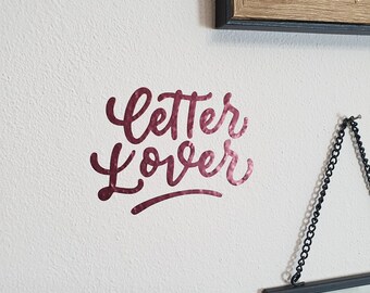 letter lover / BrushKatze Plotterdatei