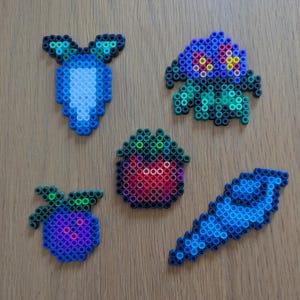 Stardew Valley Game Fruits, Vegetables and Bundle Sprites - Hama / Perler Beads