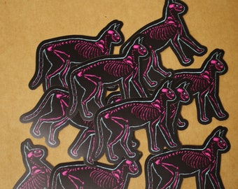 Skeleton Cat Sticker