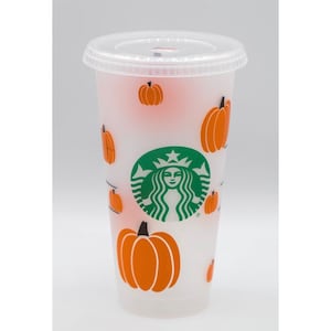 Pumpkin Starbucks Reusable Tumbler